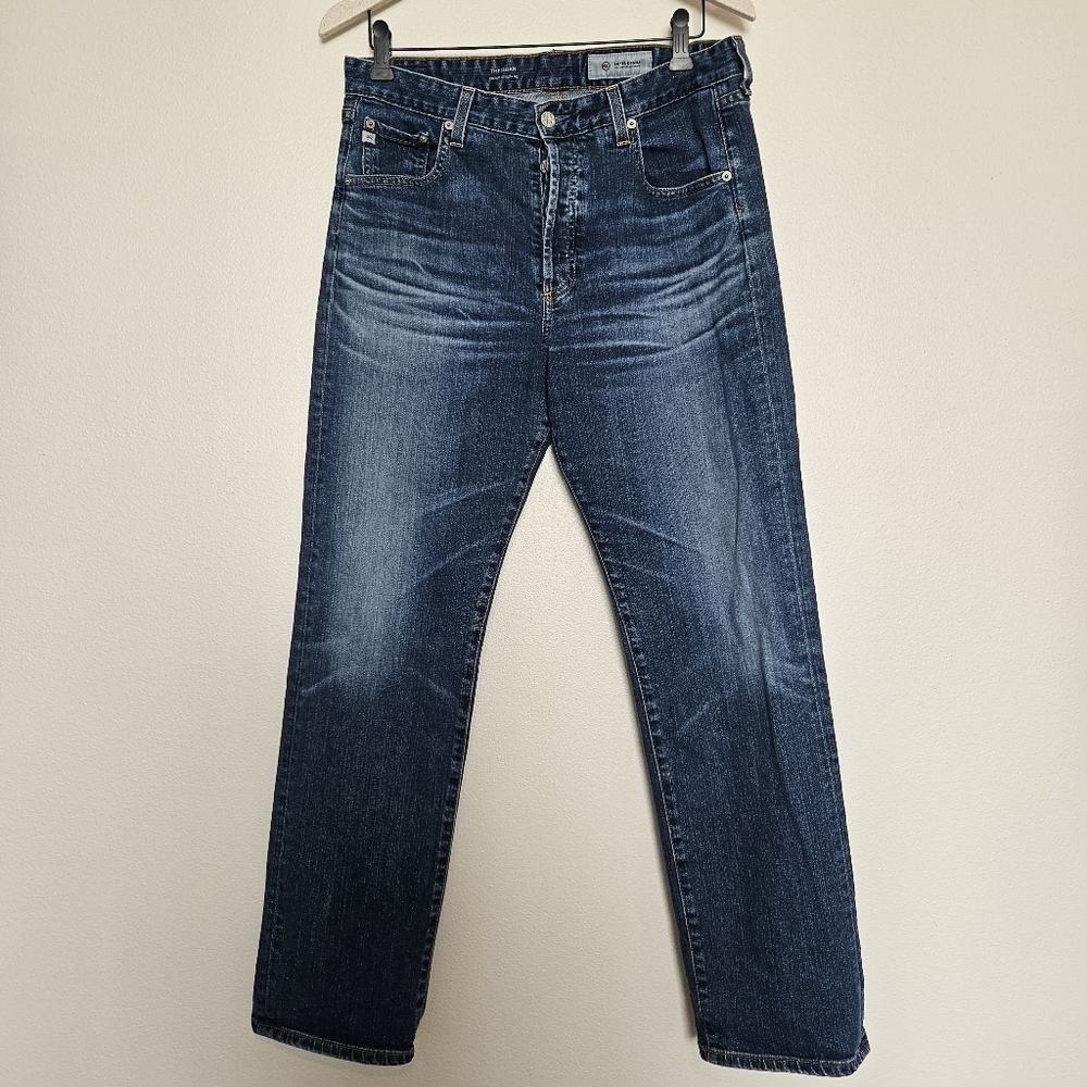 AG Adriano Goldschmied The Sloan Vintage Straight Leg High Rise Jeans Size 30